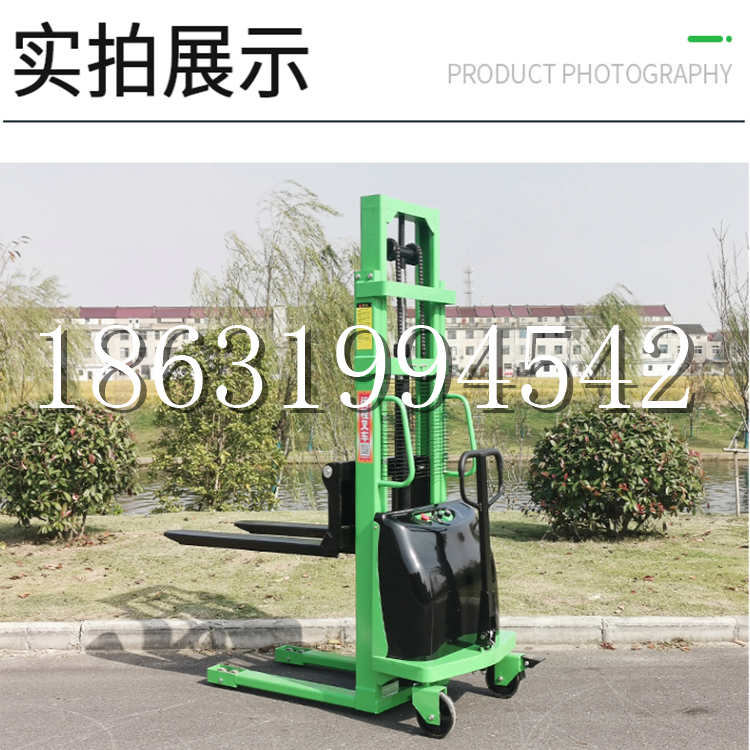 封丘县电动叉车堆高车液压铲车电瓶1吨2吨站驾步行式小型全自动叉车